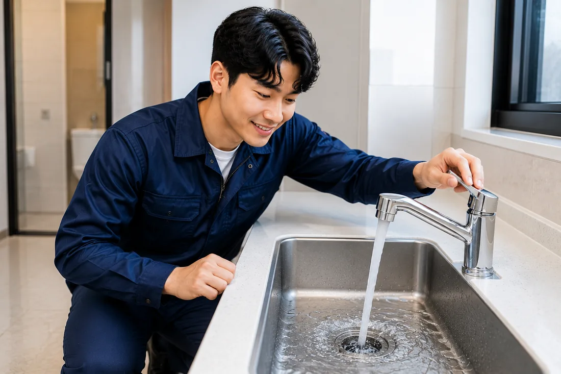 경기 동부 싱크대막힘 찌꺼기 흡입